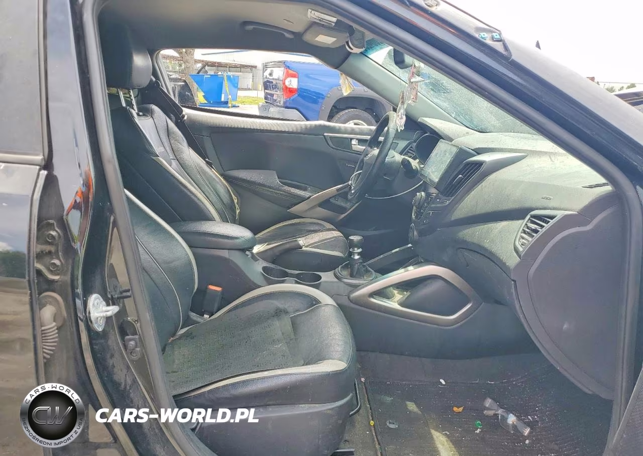 2013 Hyundai Veloster Turbo VIN:KMHTC6AE9DU132301 - 7
