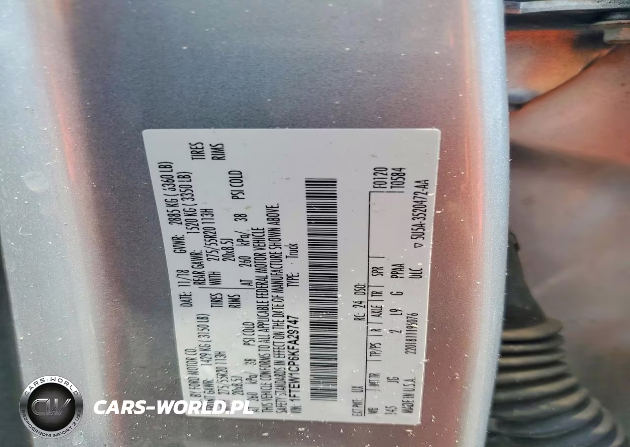 2019 Ford F150 Supercrew VIN:1FTEW1CP6KFA29747 - 12