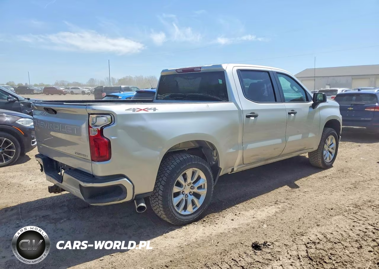 2021 Chevrolet Silverado K1500 Custom VIN:1GCPYBEH3MZ173692 - 3