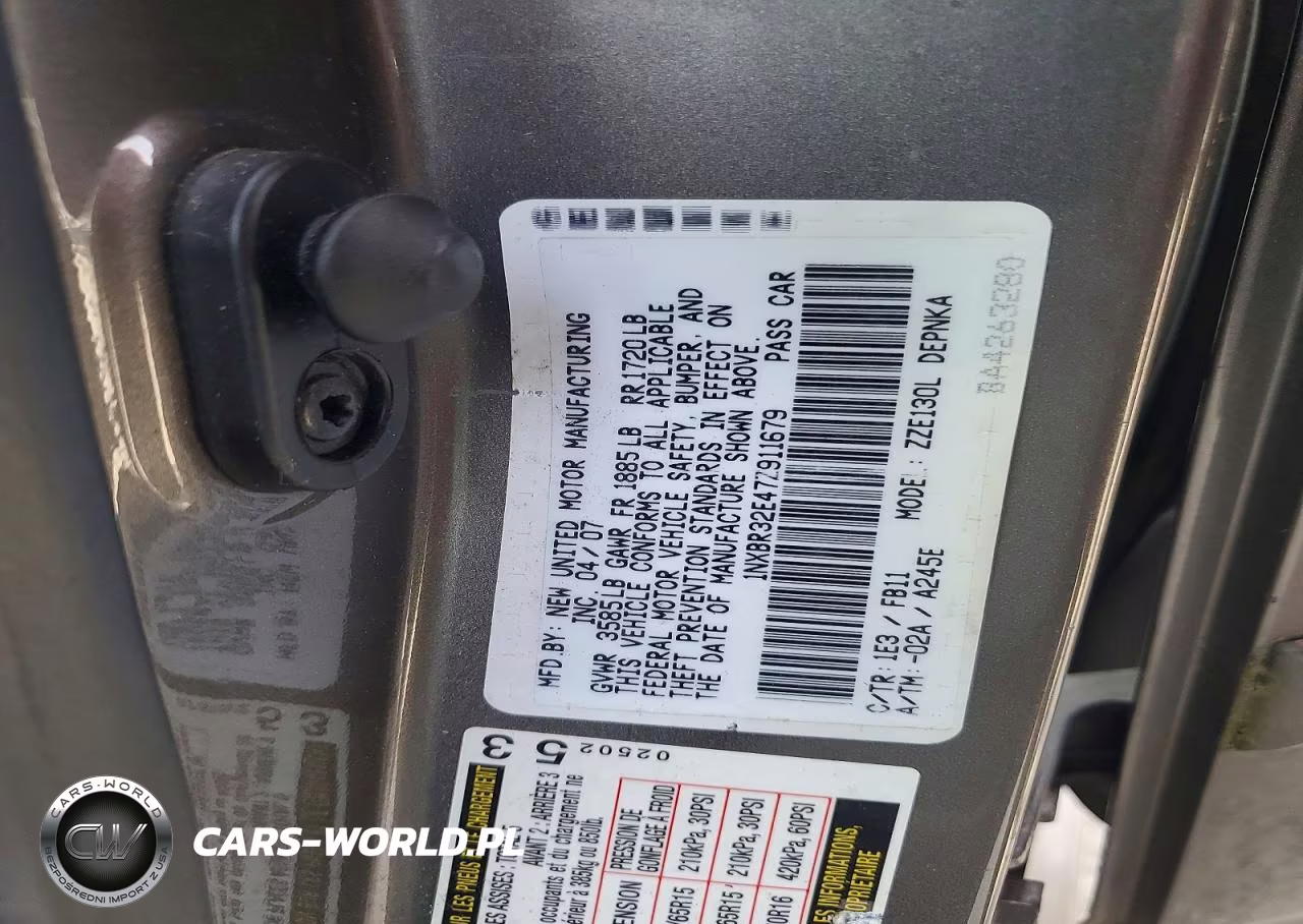 2007 Toyota Corolla Le VIN:1NXBR32E47Z911679 - 13