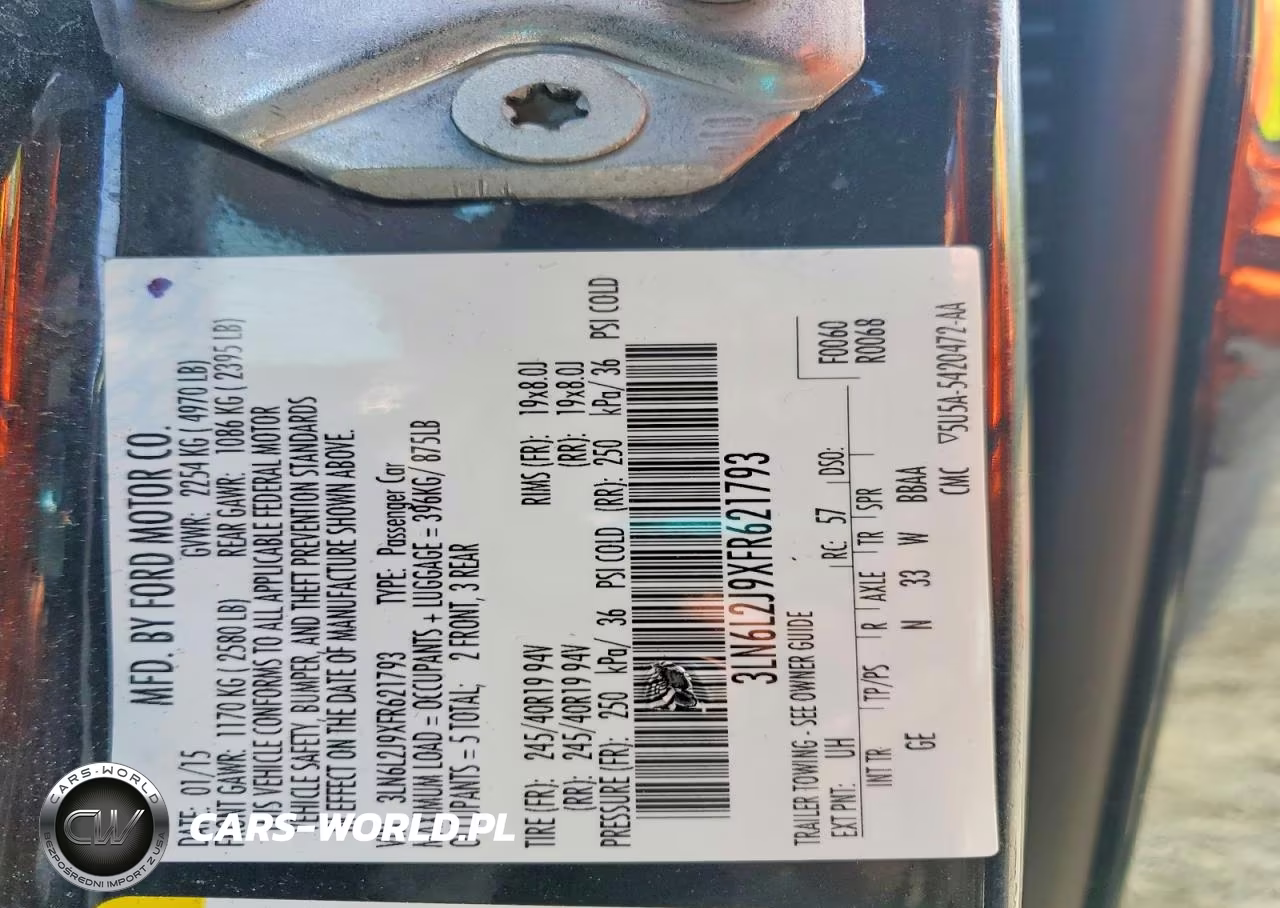 2015 Lincoln Mkz VIN:3LN6L2J9XFR621793 - 12