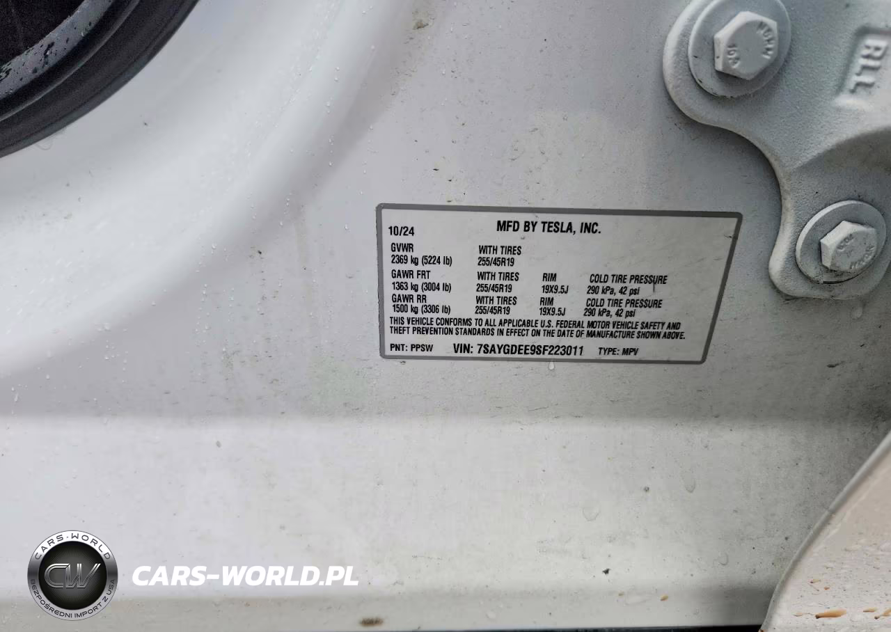 2025 Tesla Model Y VIN:7SAYGDEE9SF223011 - 12