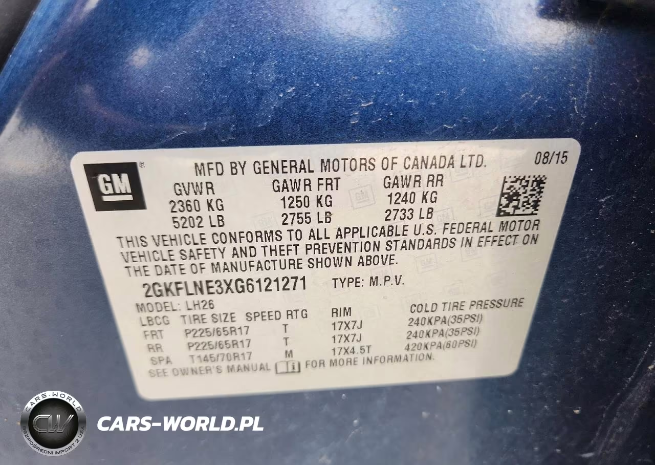 2016 GMC Terrain Sle-2 VIN:2GKFLNE3XG6121271 - 13