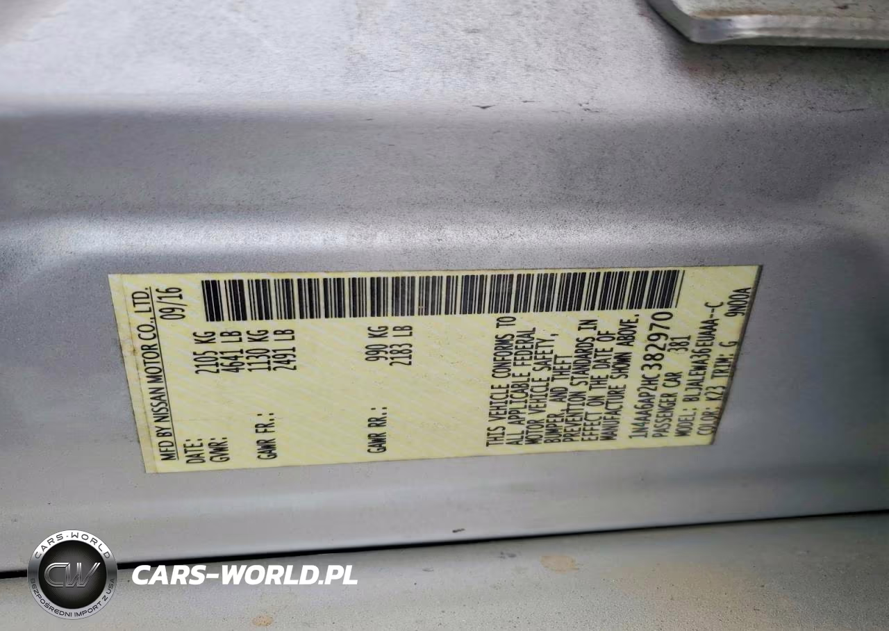 2017 Nissan Maxima 3.5 Sl VIN:1N4AA6AP2HC382970 - 13