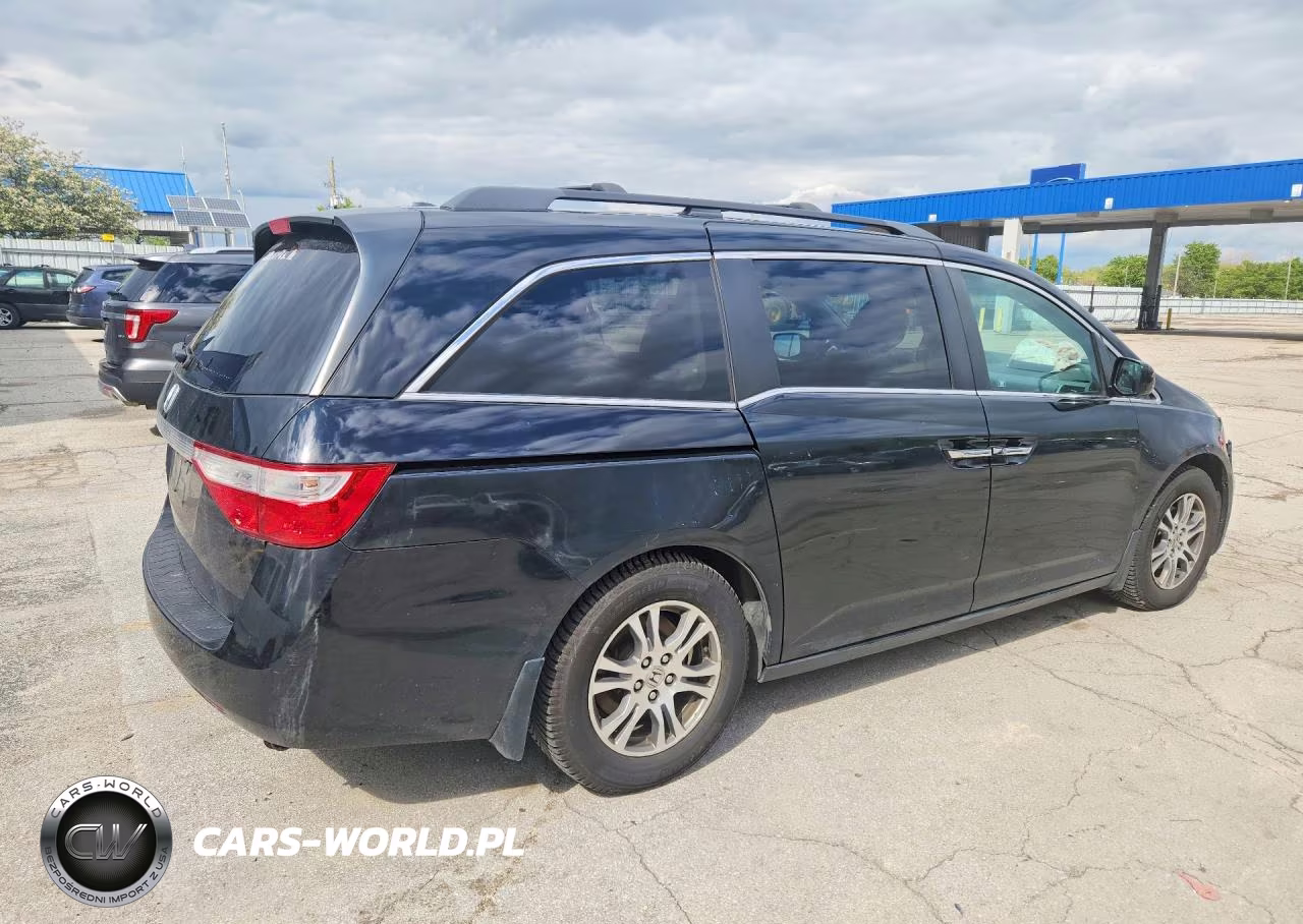 2012 Honda Odyssey Exl VIN:5FNRL5H67CB061078 - 3
