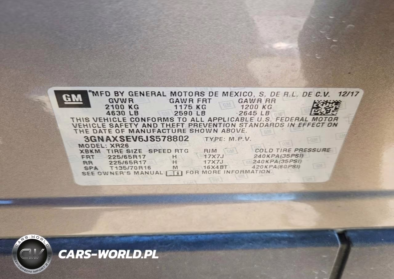2018 Chevrolet Equinox Lt VIN:3GNAXSEV6JS578802 - 13