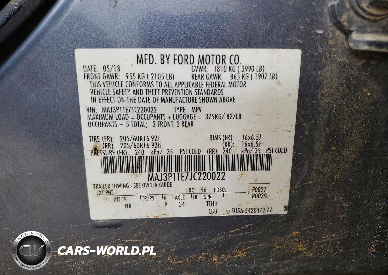 2018 Ford Ecosport Se VIN:MAJ3P1TE7JC220022 - 13