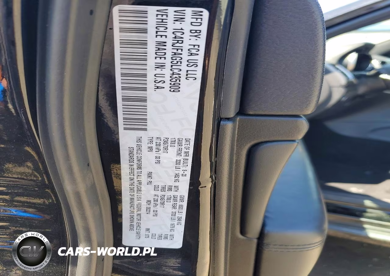 2020 Jeep Grand Cherokee Laredo VIN:1C4RJFAG5LC435909 - 14