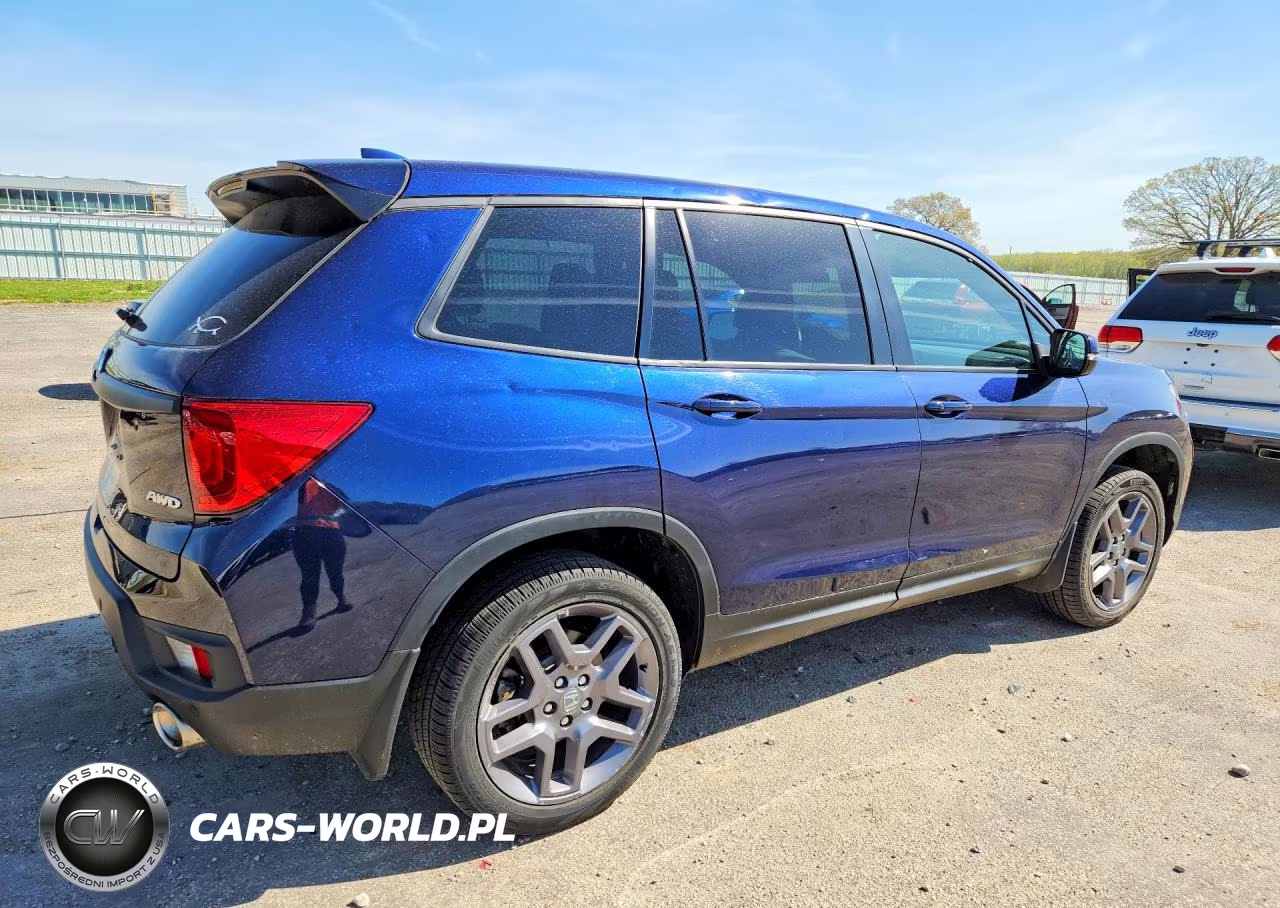2022 Honda Passport Exl VIN:5FNYF8H5XNB023066 - 3