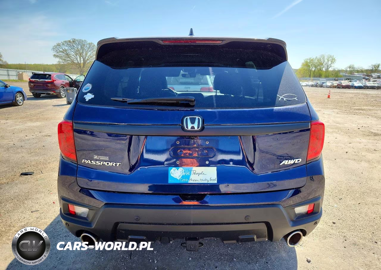 2022 Honda Passport Exl VIN:5FNYF8H5XNB023066 - 6