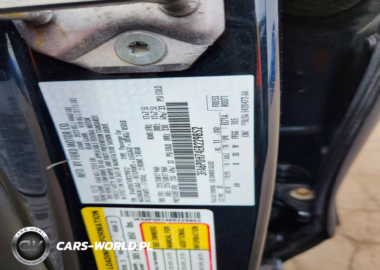2014 Ford Fusion Se VIN:3FA6P0H74ER229852 - 13