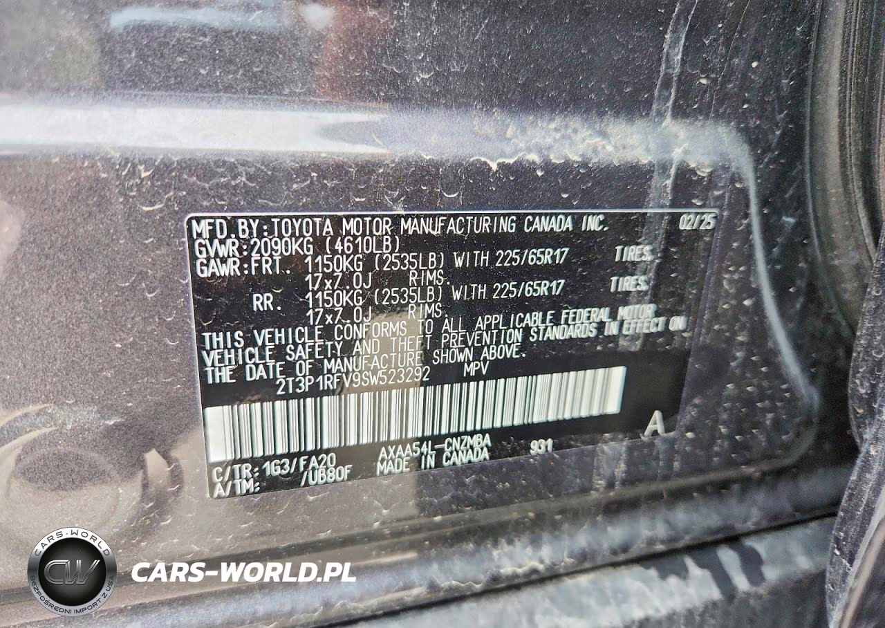 2025 Toyota Rav4 Xle VIN:2T3P1RFV9SW523292 - 12