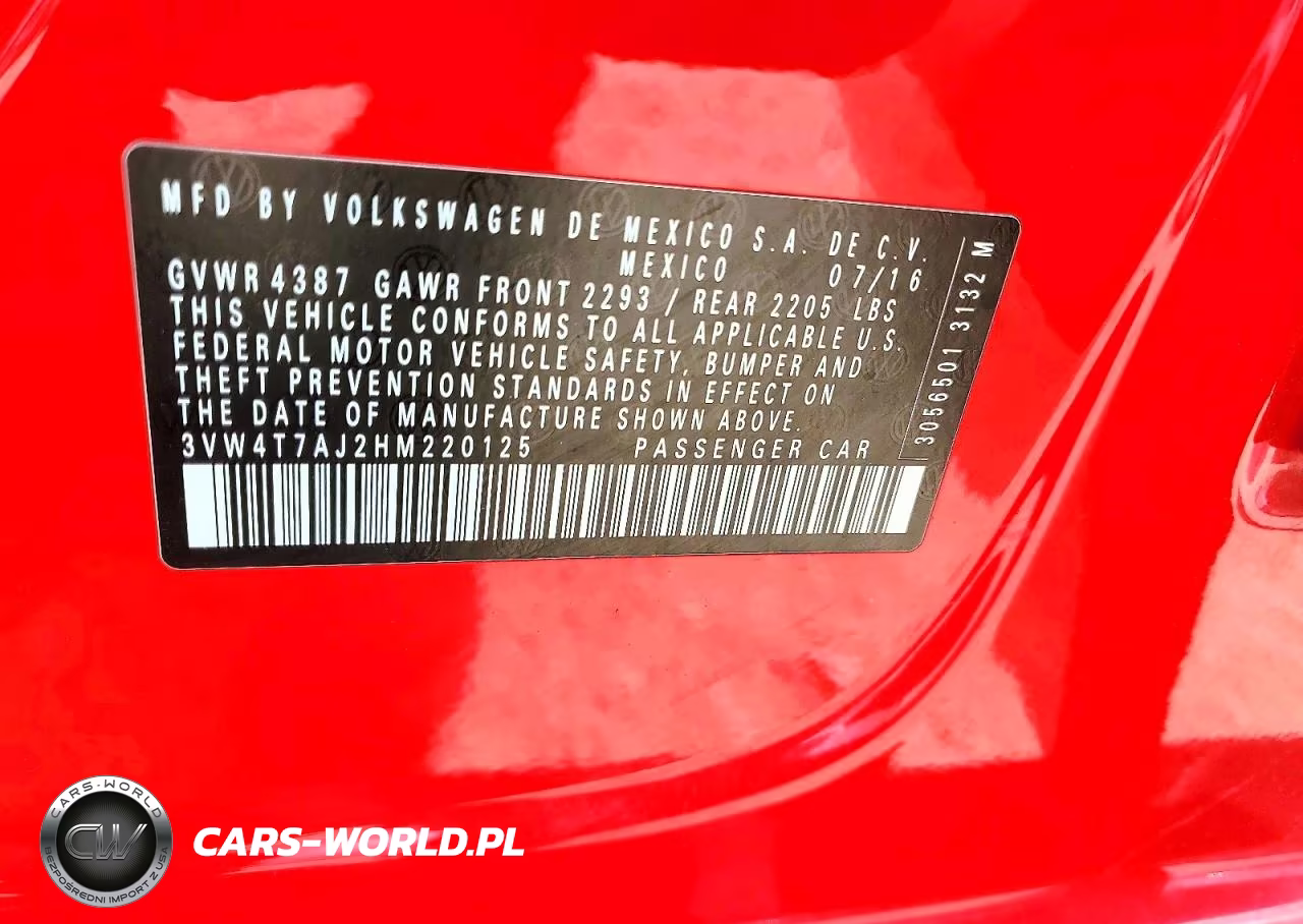 2017 Volkswagen Jetta Gli VIN:3VW4T7AJ2HM220125 - 12