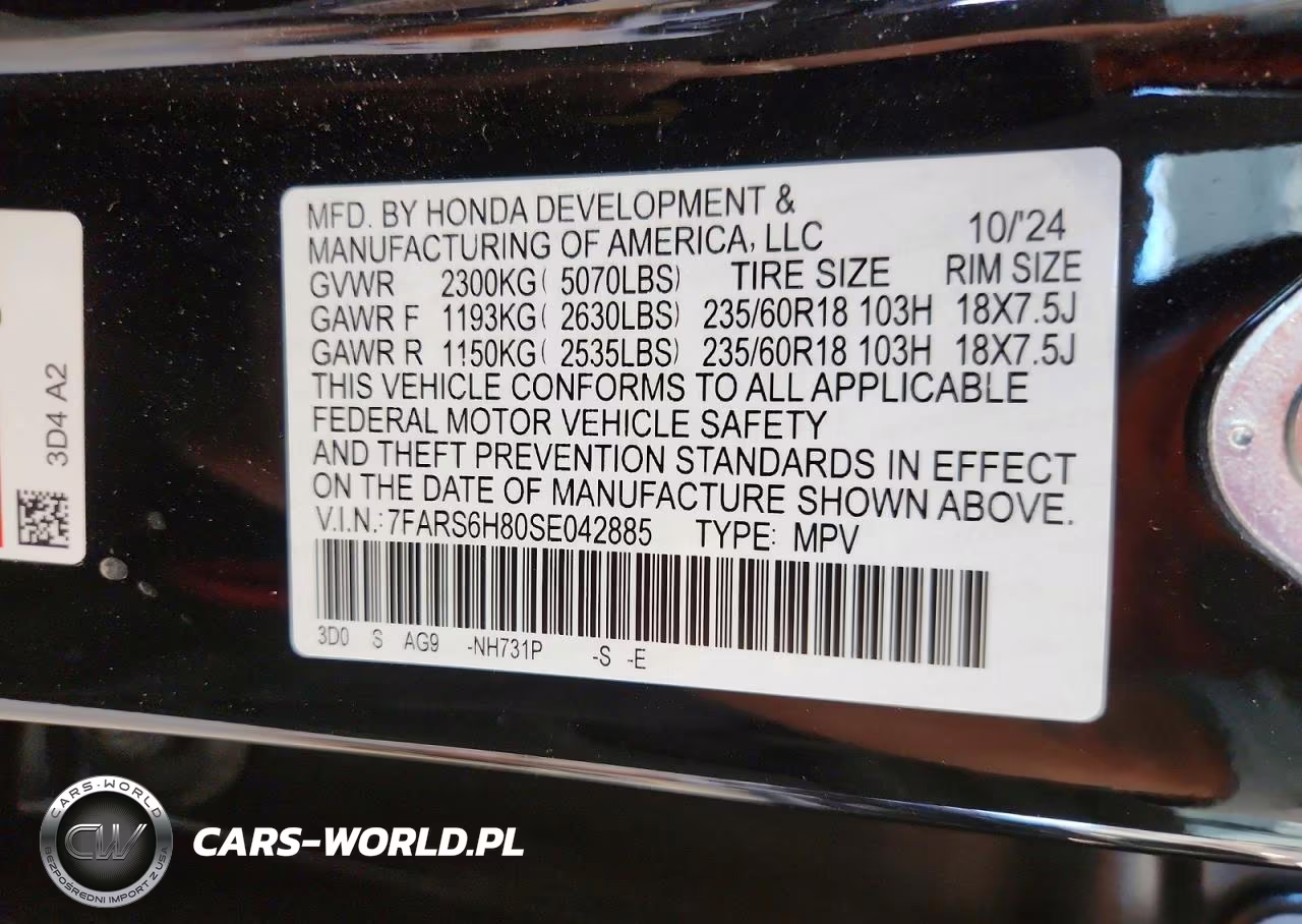 2025 Honda Cr-V Sport-L VIN:7FARS6H80SE042885 - 13