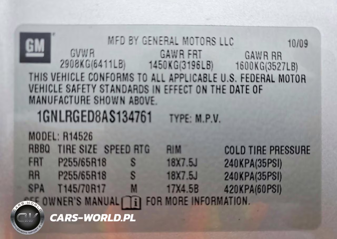 2010 Chevrolet Traverse VIN:1GNLRGED8AS134761 - 13