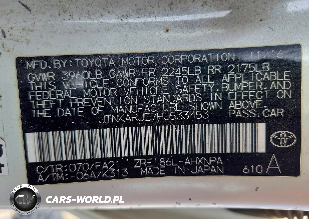 2017 Toyota Corolla Im Base VIN:JTNKARJE7HJ533453 - 12