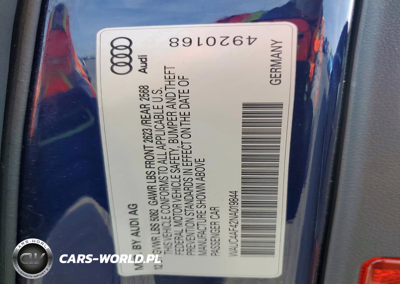 2022 Audi S4 Prestige VIN:WAUC4AF42NA019844 - 12