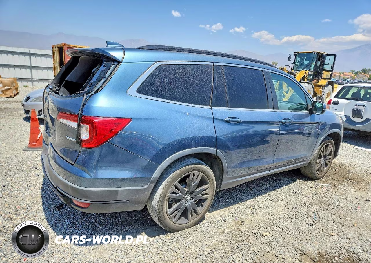 2022 Honda Pilot Se VIN:5FNYF5H21NB003681 - 3