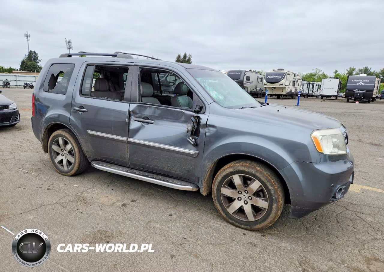 2012 Honda Pilot Touring VIN:5FNYF4H99CB009913 - 4