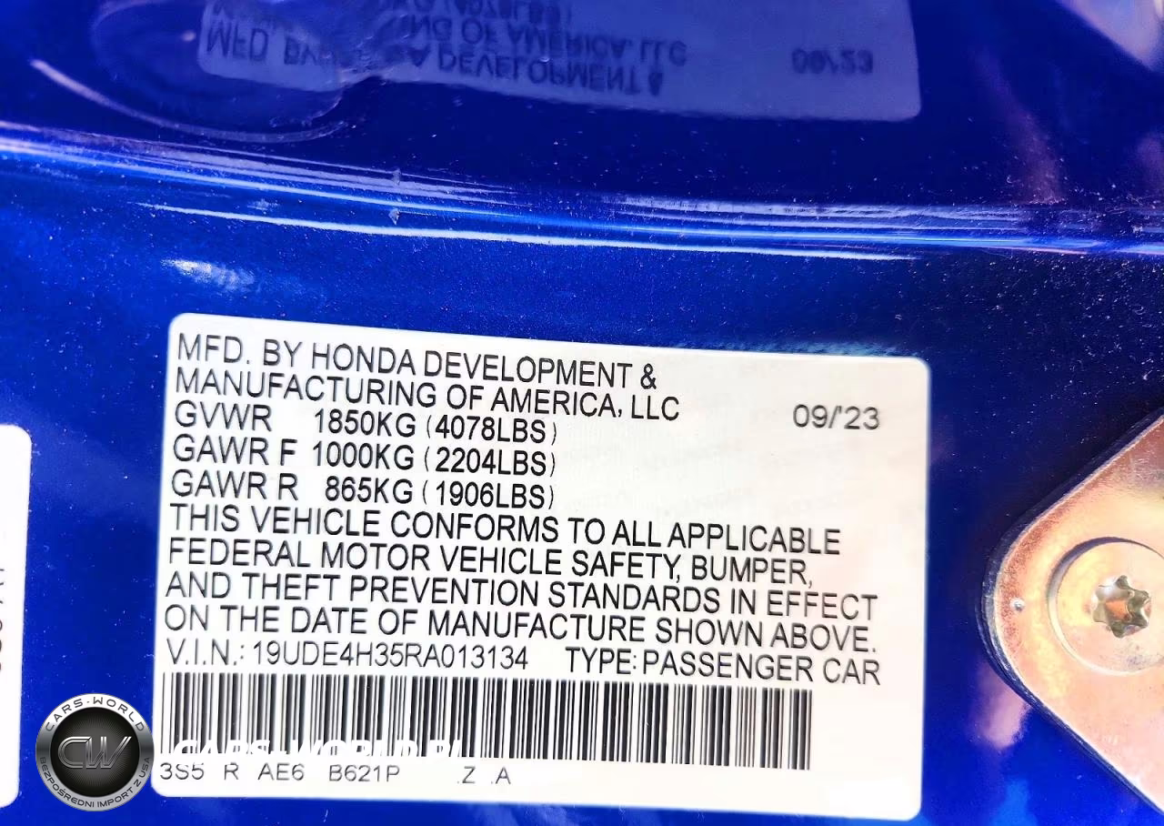 2024 Acura Integra A-Spec VIN:19UDE4H35RA013134 - 12