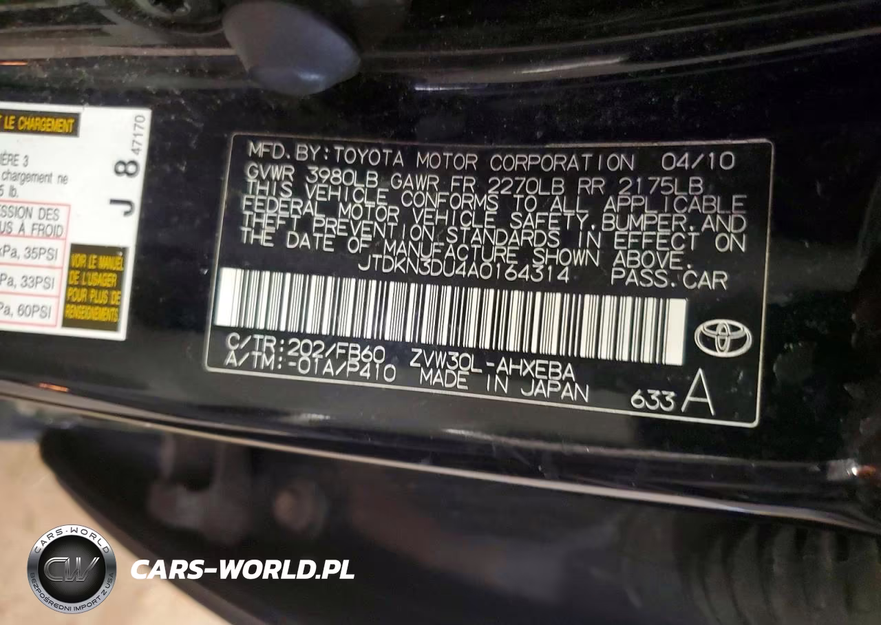 2010 Toyota Prius Ii VIN:JTDKN3DU4A0164314 - 12