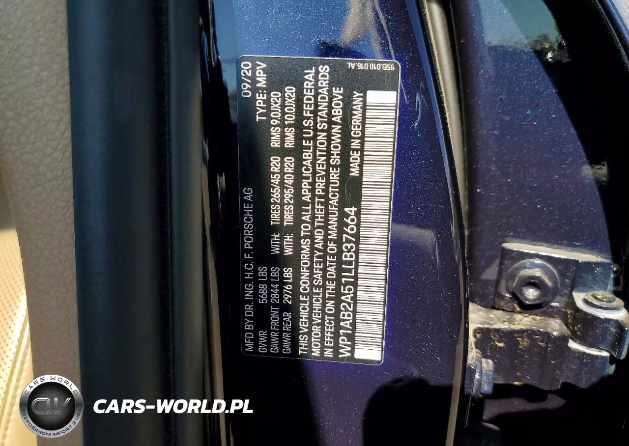 2020 Porsche Macan S VIN:WP1AB2A51LLB37664 - 13