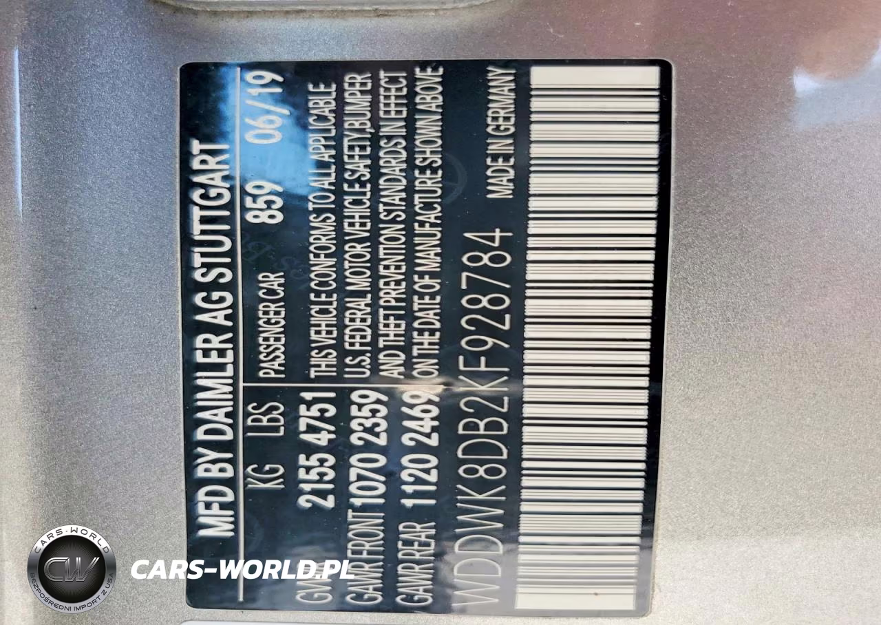 2019 Mercedes-Benz C 300 VIN:WDDWK8DB2KF928784 - 12