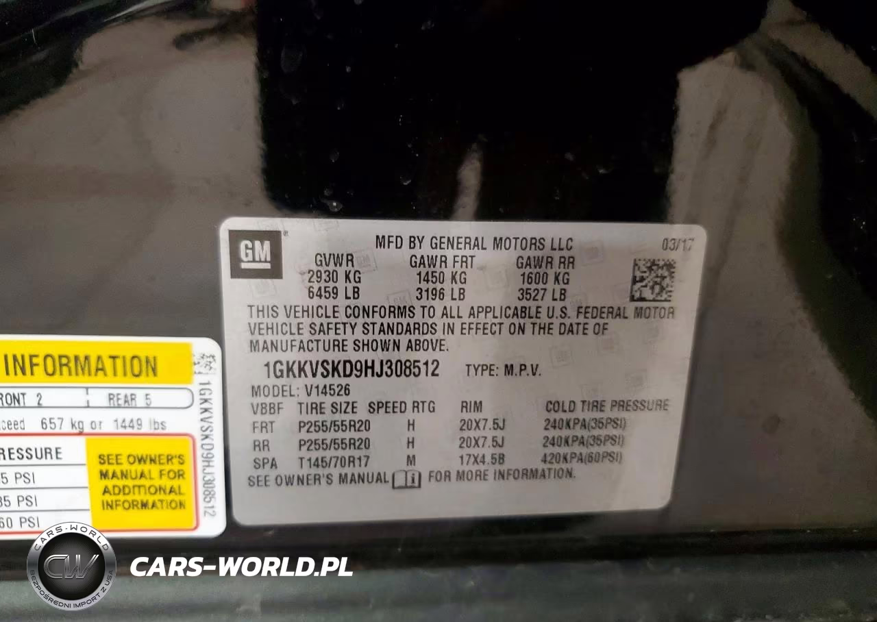 2017 GMC Acadia Limited Slt-2 VIN:1GKKVSKD9HJ308512 - 13