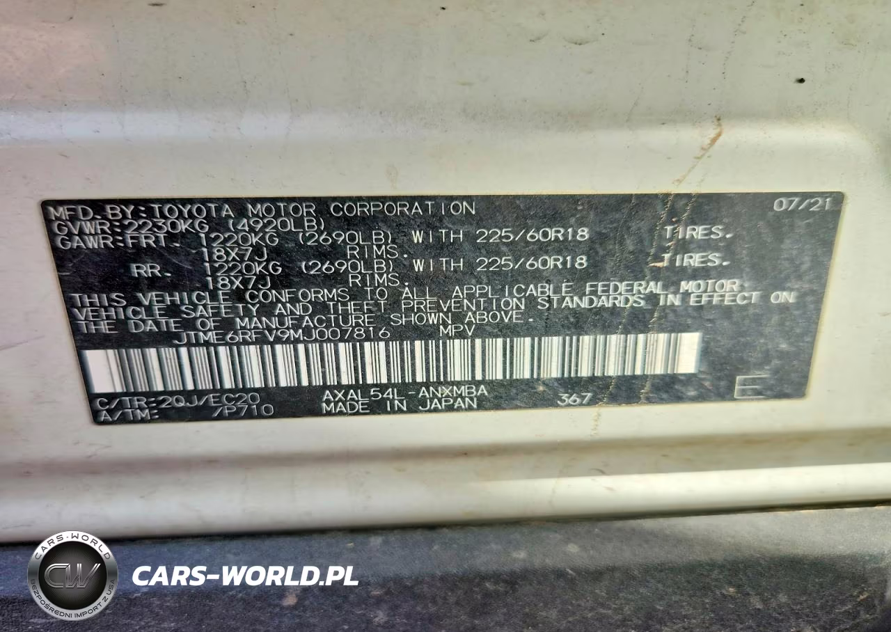 2021 Toyota Rav4 Xse VIN:JTME6RFV9MJ007816 - 13