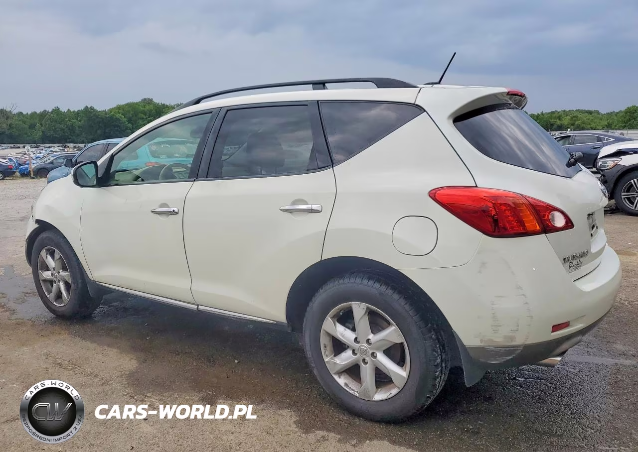 2009 Nissan Murano S VIN:JN8AZ18U19W022823 - 2