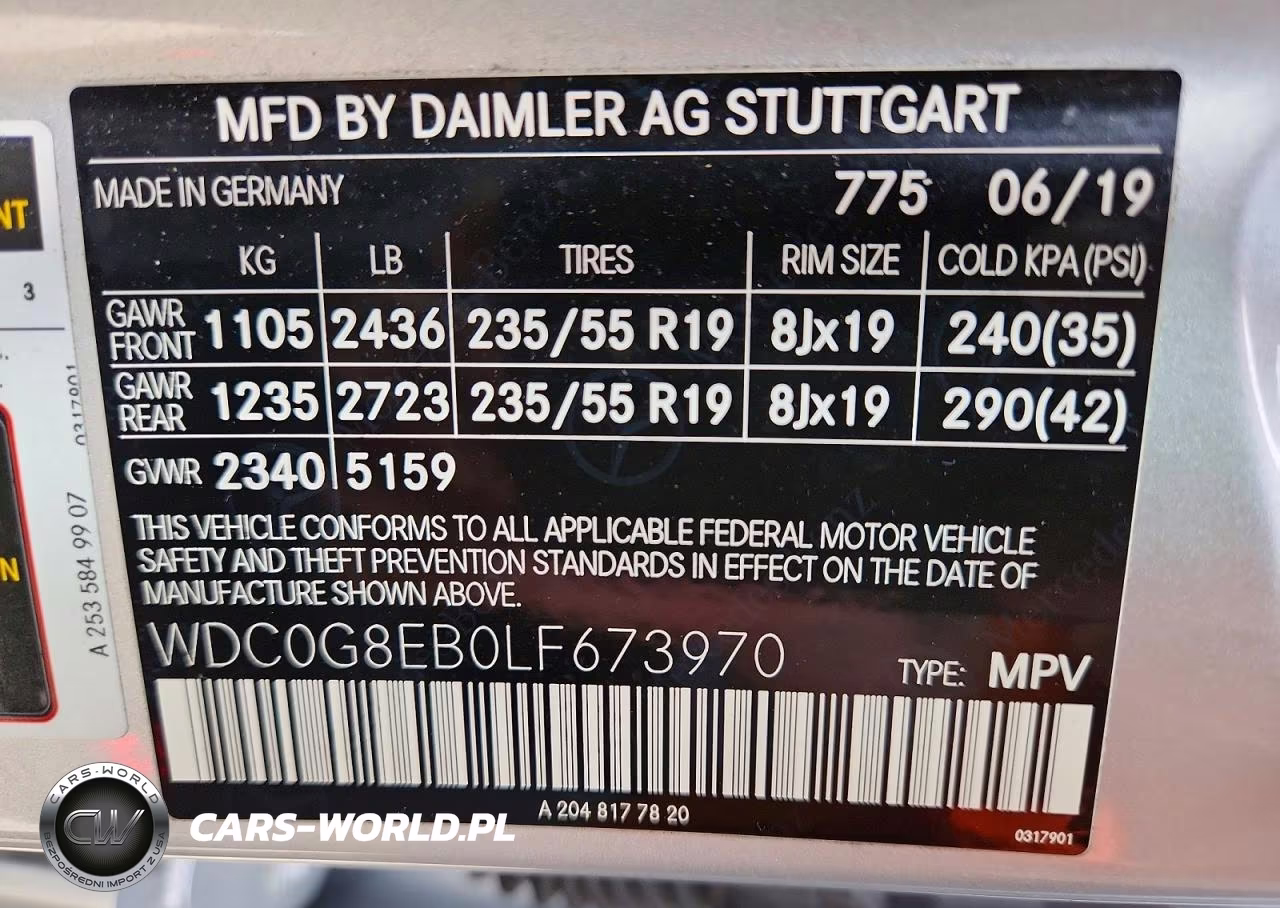 2020 Mercedes-Benz Glc 300 4Matic VIN:WDC0G8EB0LF673970 - 13