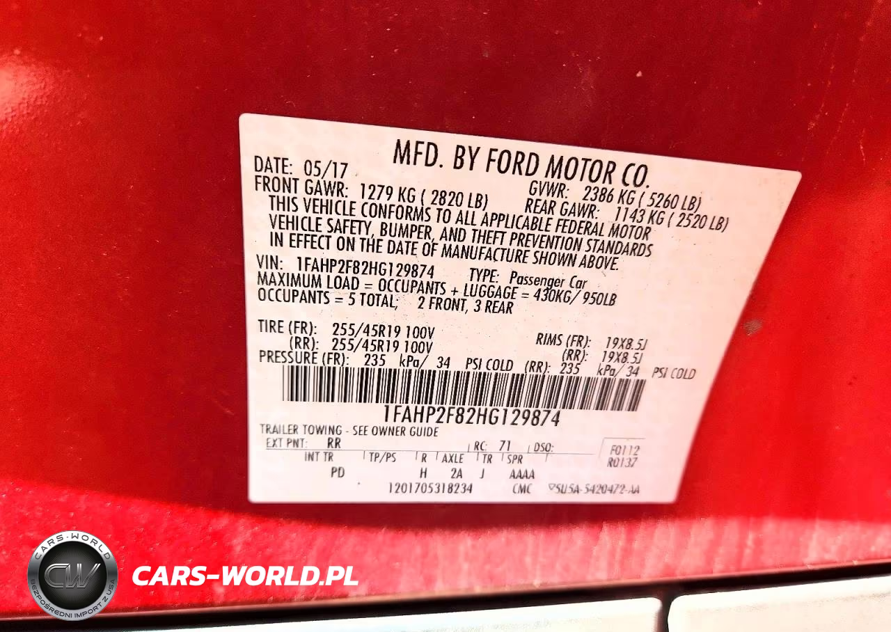 2017 Ford Taurus Limited VIN:1FAHP2F82HG129874 - 12
