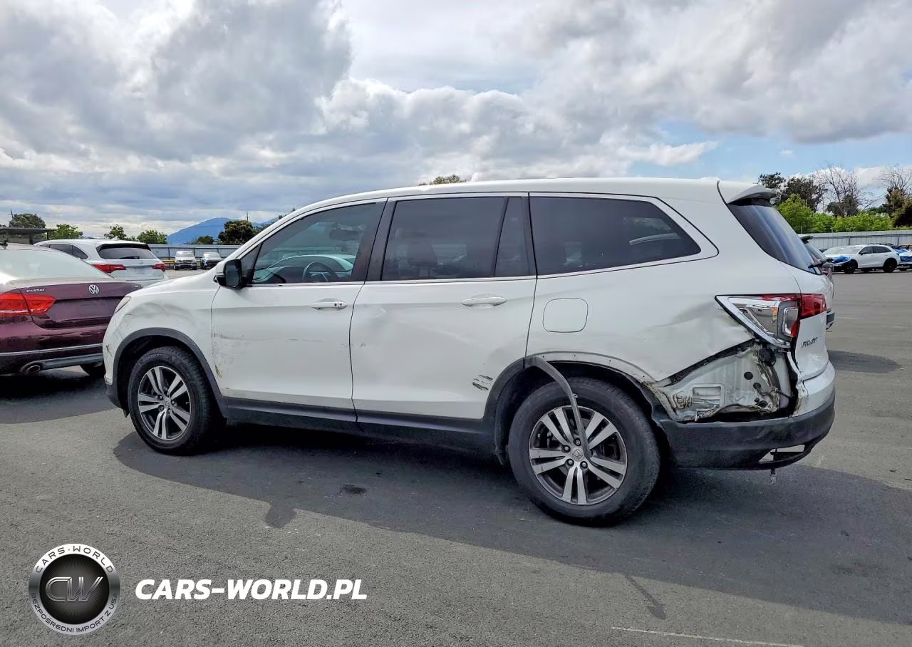 2017 Honda Pilot Exl VIN:5FNYF5H57HB043617 - 2
