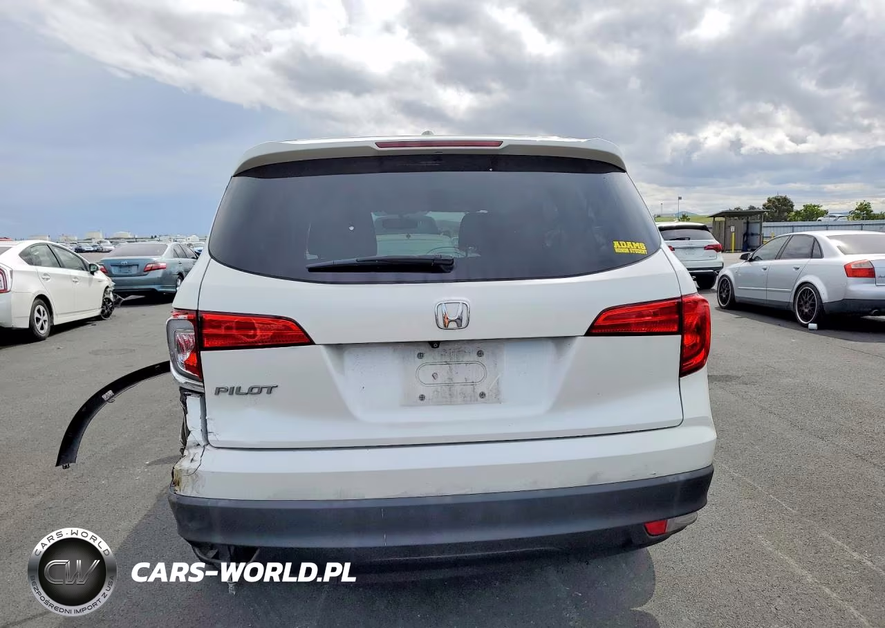 2017 Honda Pilot Exl VIN:5FNYF5H57HB043617 - 6