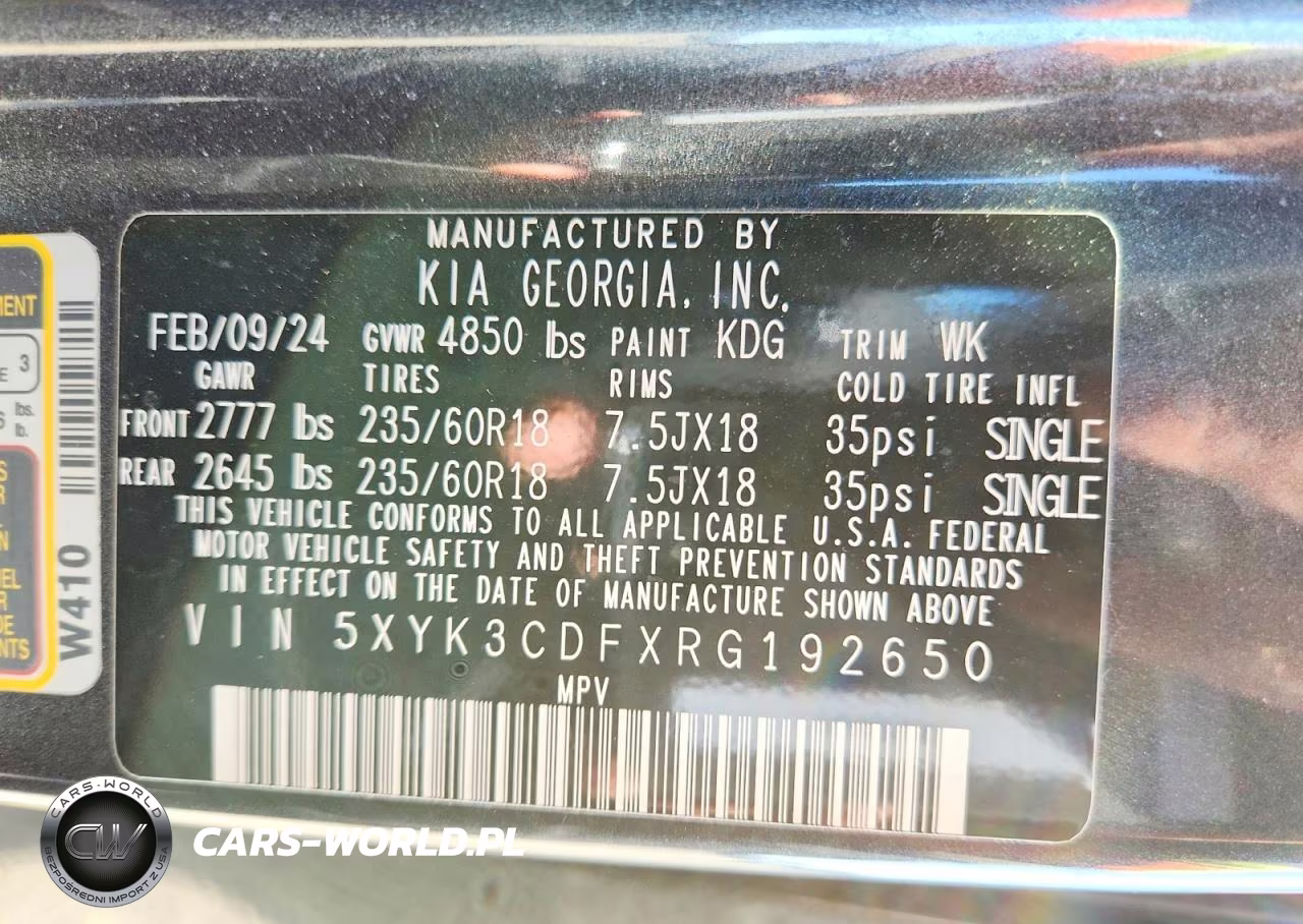 2024 Kia Sportage Ex VIN:5XYK3CDFXRG192650 - 12