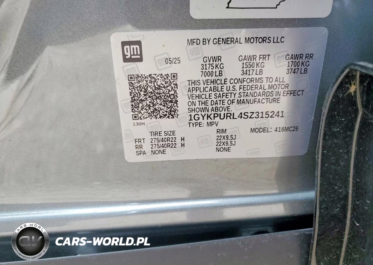 2025 Cadillac Lyriq Sport VIN:1GYKPURL4SZ315241 - 13