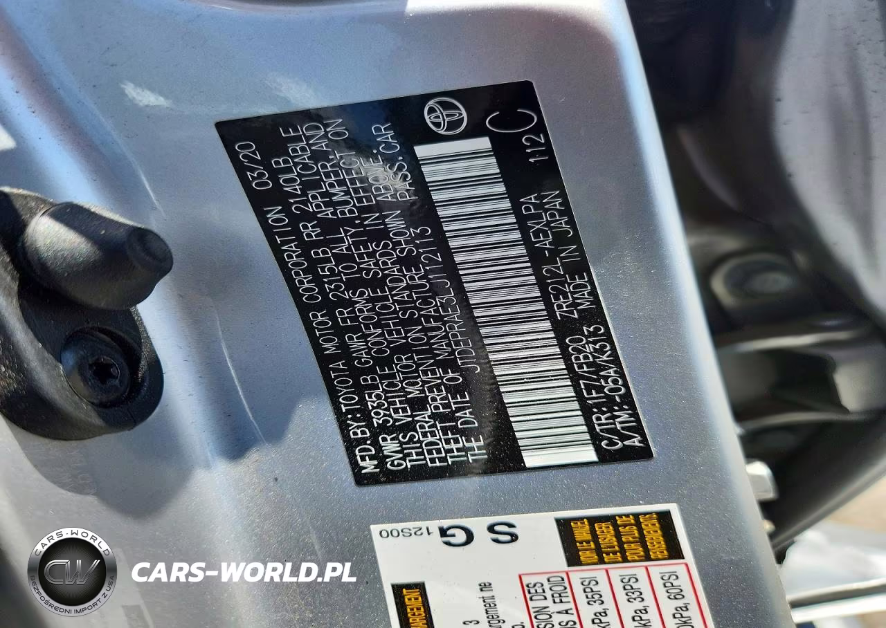 2020 Toyota Corolla Le VIN:JTDEPRAE3LJ112113 - 12