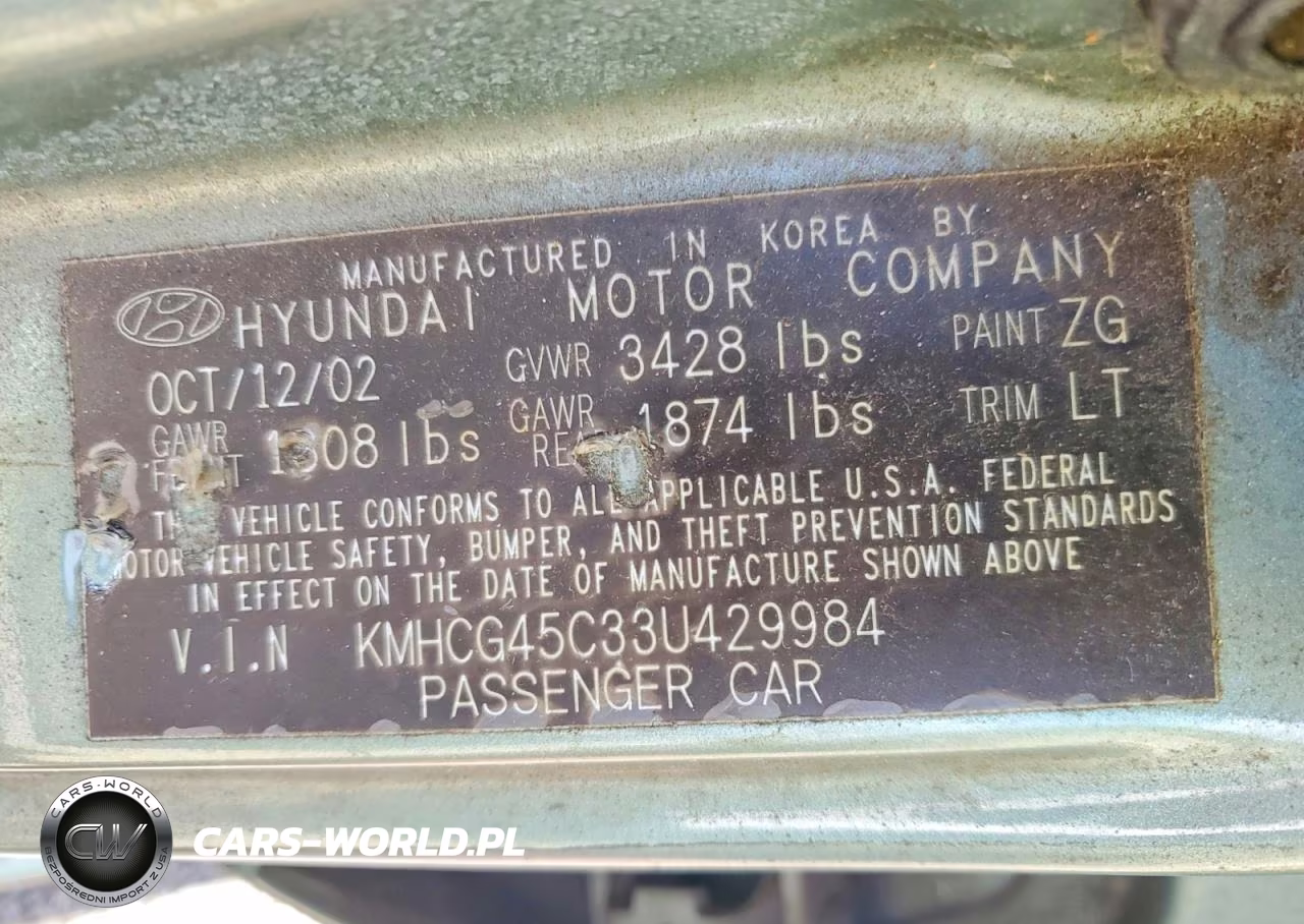 2003 Hyundai Accent Gl VIN:KMHCG45C33U429984 - 12