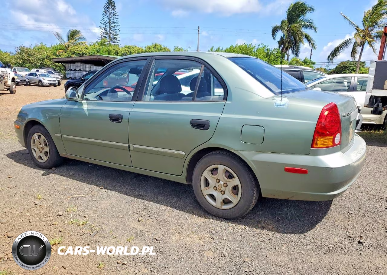 2003 Hyundai Accent Gl VIN:KMHCG45C33U429984 - 2
