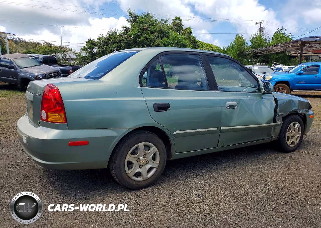 2003 Hyundai Accent Gl VIN:KMHCG45C33U429984 - 3