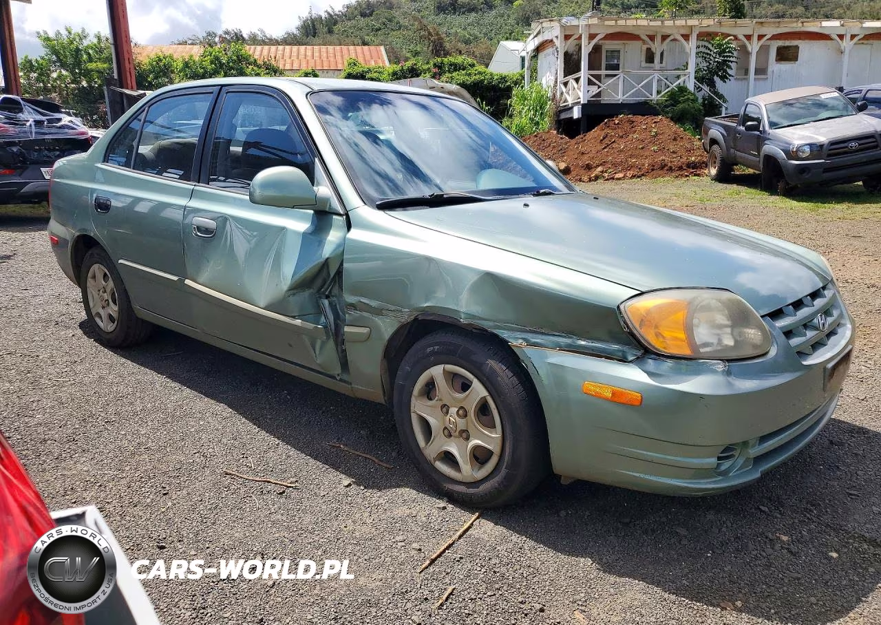 2003 Hyundai Accent Gl VIN:KMHCG45C33U429984 - 4