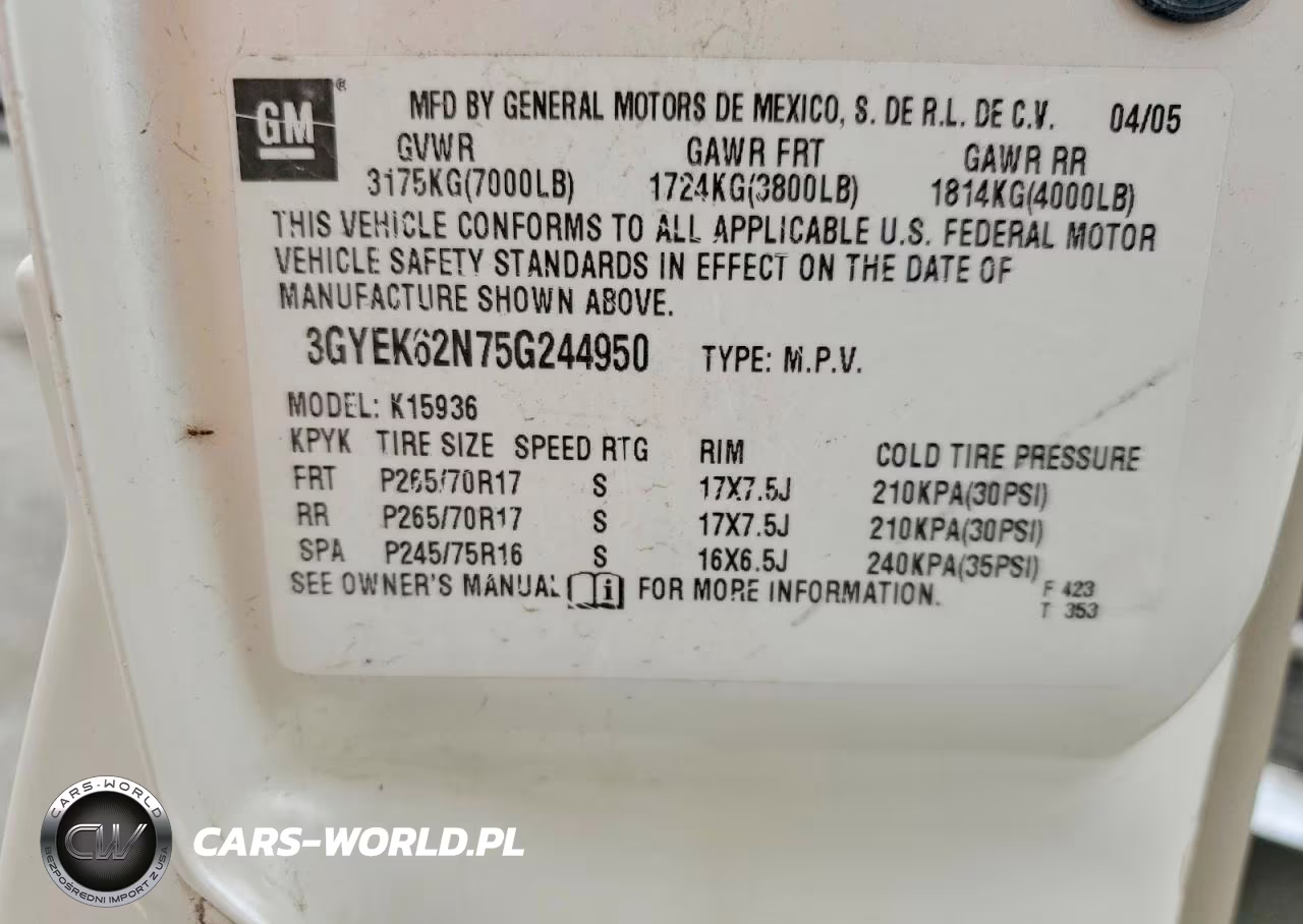 2005 Cadillac Escalade Ext VIN:3GYEK62N75G244950 - 12