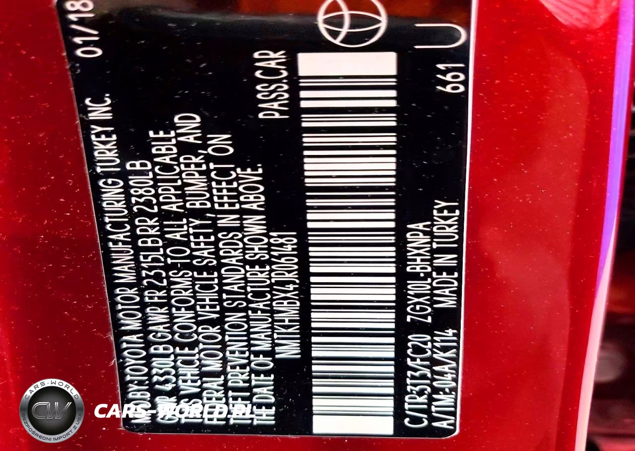 2018 Toyota C-Hr Xle VIN:NMTKHMBX4JR061481 - 12