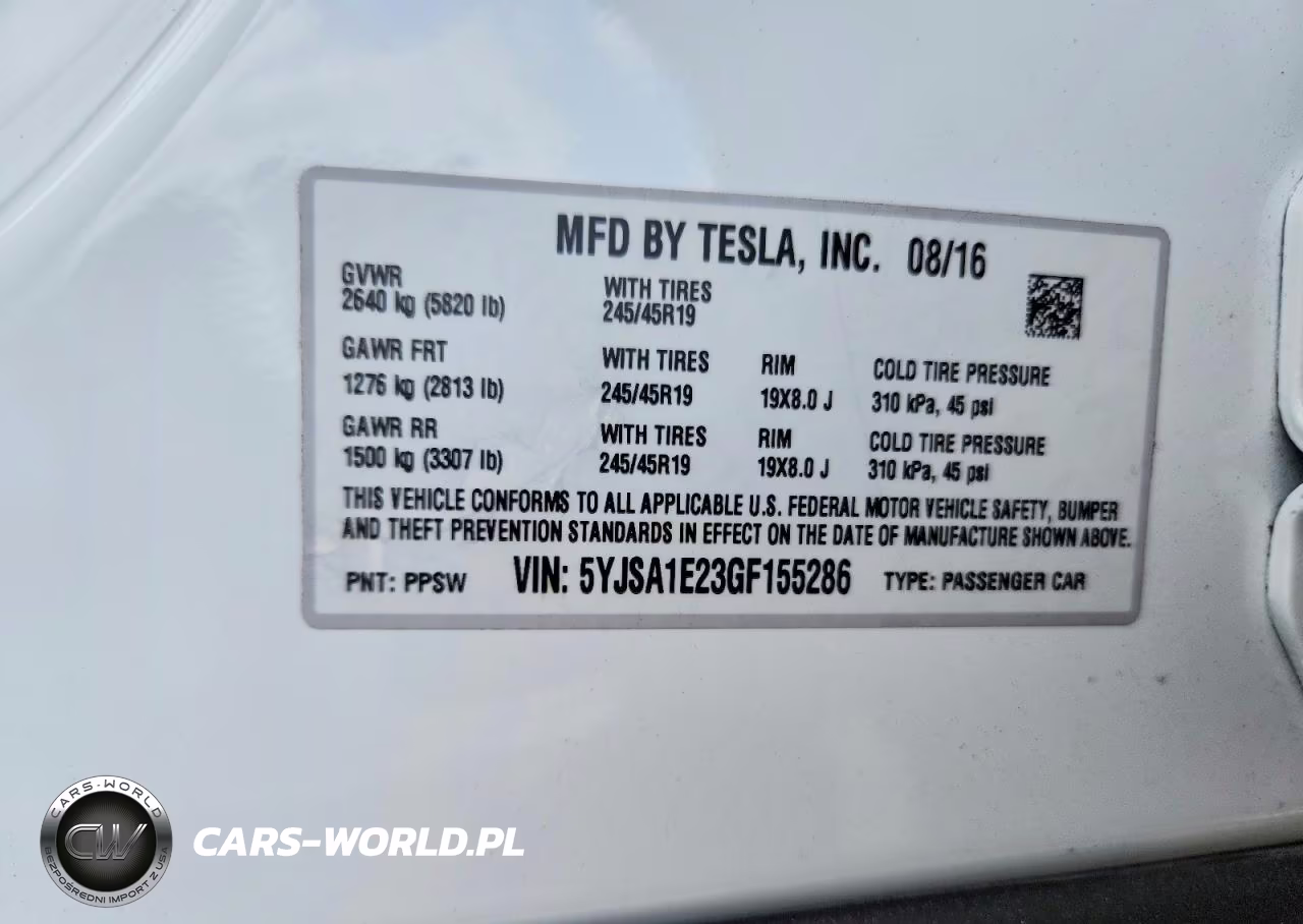 2016 Tesla Model S VIN:5YJSA1E23GF155286 - 13