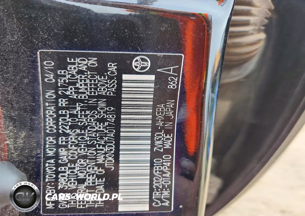 2010 Toyota Prius Ii VIN:JTDKN3DU7A0174819 - 12