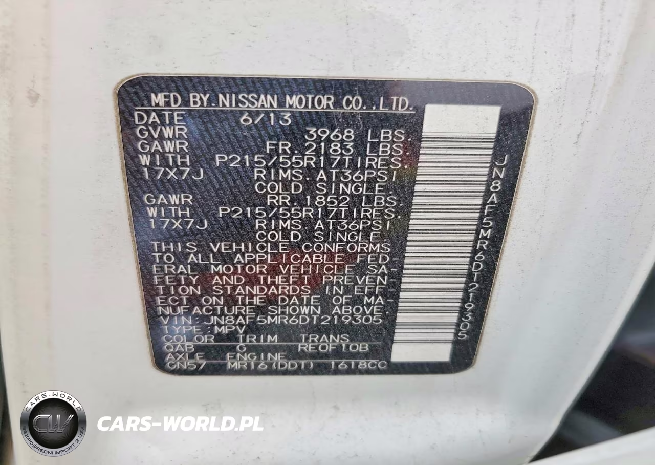 2013 Nissan Juke S VIN:JN8AF5MR6DT219305 - 13