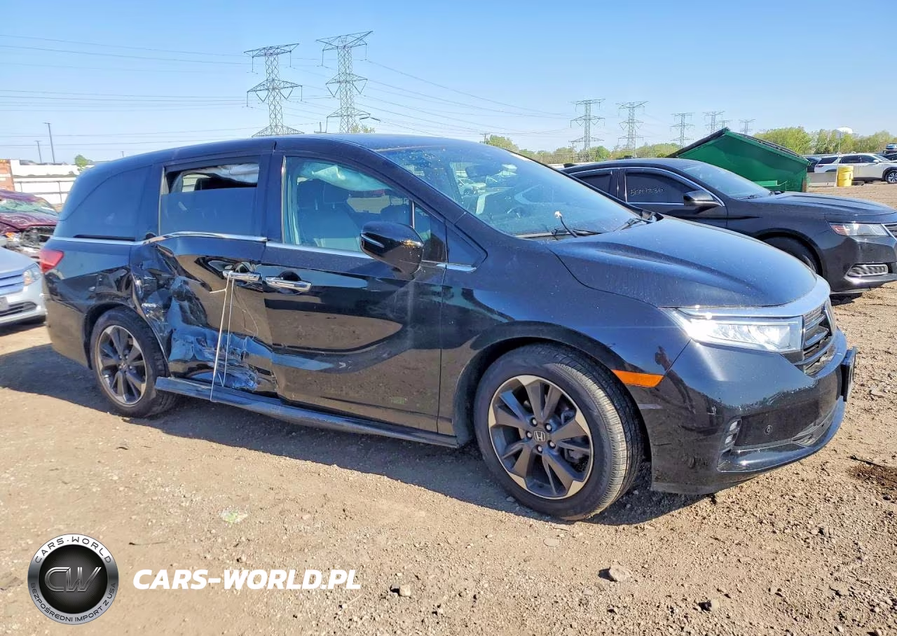 2022 Honda Odyssey Elite VIN:5FNRL6H90NB059305 - 4