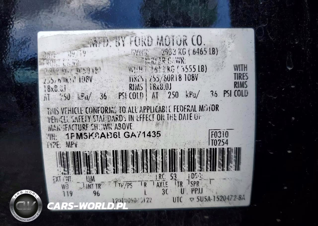 2020 Ford Explorer Police Interceptor VIN:1FM5K8AB6LGA71435 - 14