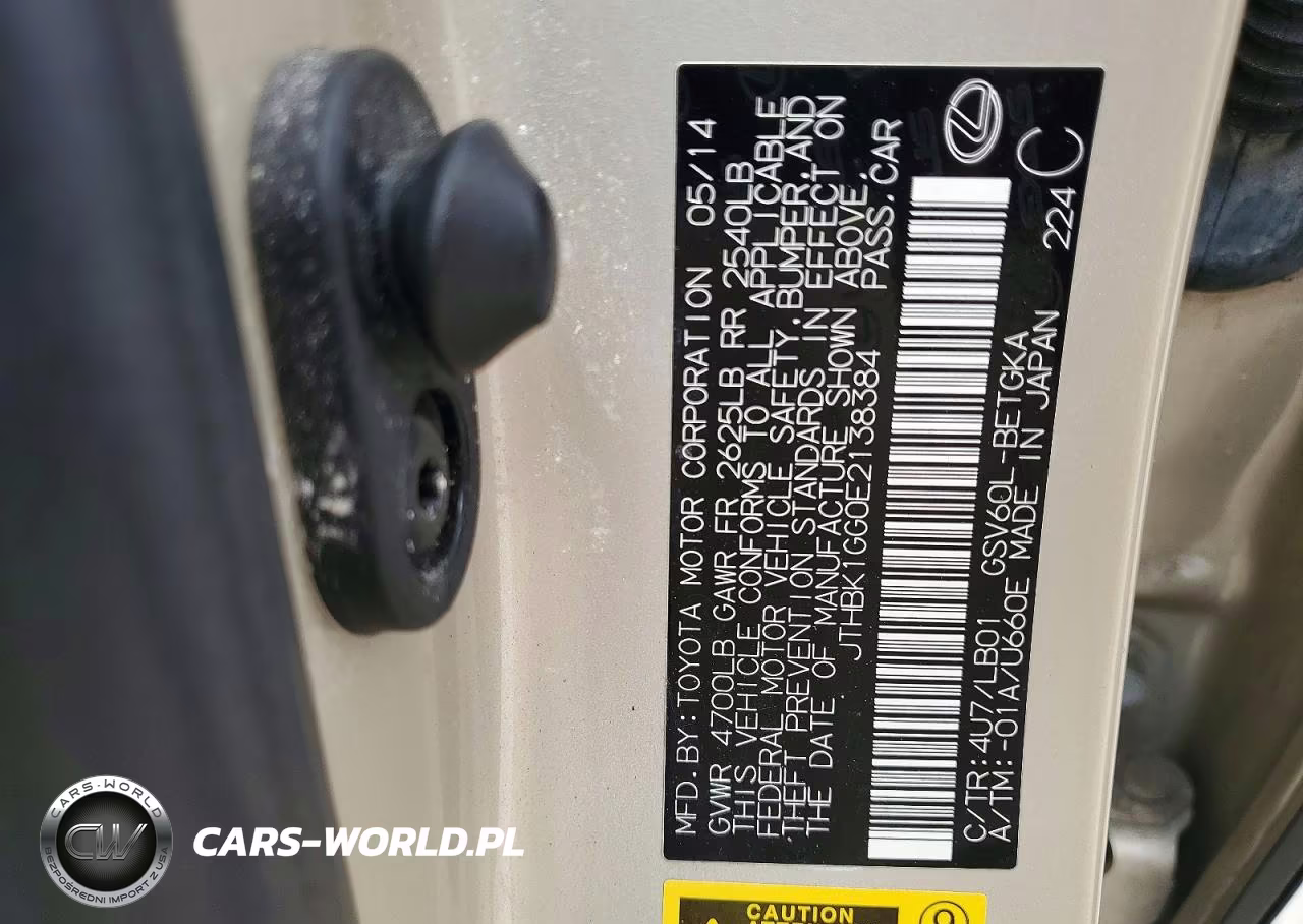 2014 Lexus Es 350 VIN:JTHBK1GG0E2138384 - 12