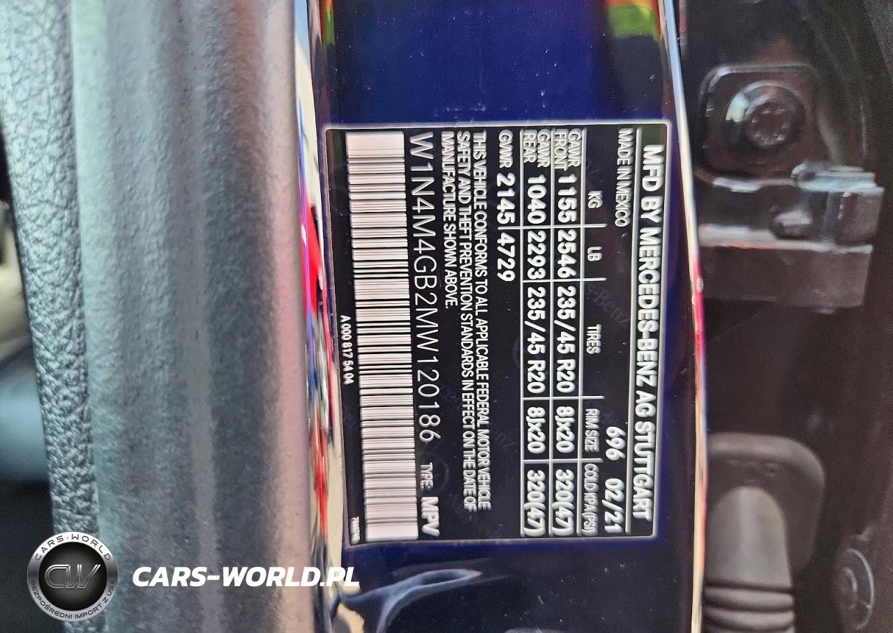 2021 Mercedes-Benz Glb 250 VIN:W1N4M4GB2MW120186 - 13